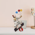 Miniatyrbillede 4 af 5: Kreative Klovn Cirkus Statuer, Interessant Boligindretning Resin Skulptur, Håndlavede Håndværk Samlerobjekter Kunstfigurer Dekorations Ornament