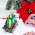 Miniatyrbillede 5 af 5: Farverig Julegaveæske Kort 3d Pop Up Børns Julehilsenskort