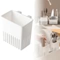 Cutlery rack with hooks, compact utensil holder with drainage for kitchen organization (9.5 cm)