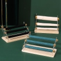 Miniatyrbillede 4 af 5: Træ Smykke Display Stativ Ring Holder T-bar Display Armbånd-c