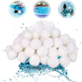 Miniatyrbillede 1 af 5: 1,5 lb Pool Filterkugler Pool Filtermedie til Swimmingpool Sandfiltre (Svarer til 50 lb Pool Filtersand), hvid