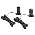 Miniatyrbillede 5 af 5: Dæmpbar Mini Spotlight 5V Mini LED Spotlight 1 til 2 Spotlights med Lysdæmper til Display Smykkeskabe Veranda [Db] Sort Black White Light