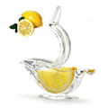 Miniatyrbillede 4 af 5: Fugleformet Klar Citron Saftpresser Mini Multifunktionel Saftpresser Sølv