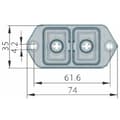 Miniatyrbild 3 av 5: Integrated Switch - 230V Voltage-Free Switch KJD17 B/YH02-A 5, Waterproof Panel, Start Button