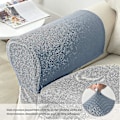 Miniatyrbillede 4 af 4: Sæt af 2 Jacquard Stræk Sofa Armstol Armlæn Dæksler Anti-slip Møbelbeskytter Armlæn Overtræk til Sofa Recliner