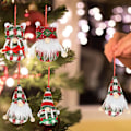 Miniatyrbillede 3 af 5: Plush Juletræspynt Juletræspynt Plush Nisse Vedhæng Charm