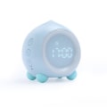 Miniatyrbillede 1 af 5: Digital vækkeur til børn, Digital vækkeur, Lydløs vækkeur, Snooze-funktion, Solopgangsimulator, Farverige lys til at vække dig - Lyseblå Blue