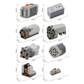 Miniatyrbilde 4 av 4: Tekniske deler servomotor batteriboks IR infrarød fjernkontroll mottaker PF modell kompatibel med eds blokk tegl db AAA Battery Case