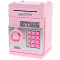 Miniatyrbild 1 av 3: Leksakspaket för barn Kodsäker Box Barn Spargris Kod Sparbox Pengar Sparbox Rosa