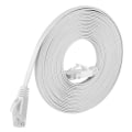 Miniatyrbillede 2 af 2: 6 Ethernet-kabler Flade Internet Netværks Patch-kabler Højhastigheds Computertråd Hvid