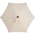 Replacement Umbrella Cover - 6 Ribs - 2m Diameter - Waterproof - UV Protection - Replacement Fabric - Beige
