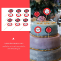 Miniatyrbillede 3 af 5: 36 stk. Bryllupsdekoration Graduation Cupcake Stick Graduation Tema Kagepynt Graduation Cupcake Til