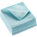 Miniatyrbilde 2 av 5: Vevde håndklær, 30x30cm Mikrofiber Waffle Vevde Tørkehåndklær For Bilinteriør, Hjemmekjøkken, Universelle Striefrie Mikrofiber Rengjøringskluter (5stk Li