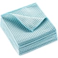 Miniatyrbillede 2 af 5: Vævede Håndklæder, 30x30cm Mikrofiber Waffle Vævede Tørrehåndklæder Til Bilinteriør, Køkken Hjem, Universelle Stribefri Mikrofiber Rengøringsklude (5stk Li