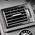 Miniatyrbild 4 av 5: 5 st Kolfiber Inredning Center Console Instrumentbräda Luftventil Utloppsskydd Trim Kompatibel Med C-klass W204 200