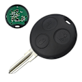 Miniatyrbilde 1 av 5: 433.92mhz 3 Knapper Smart Fjernkontrollnøkkel For Benz Smart Fortwo Forfour Roadster