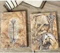 Miniatyrbild 3 av 5: A5 Vintage Leather Journal Embossed Diary Notebook, Lined, Fountain Pen Friendly, Lays Flat 100 Sheets