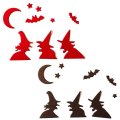 Pikkukuva 3 / 5: Halloween-noita Metallileikkuustenssiili Malli Scrapbooking DIY-albumi Leimat Paperikortti Prässaus Koriste Käsityö