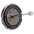 Miniatyrbild 2 av 5: För Gmt 2824 Urverksbyte Mekanisk 4 Nålar Automatiskt Urverk Kalender Visning Klocka Re