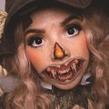 Pikkukuva 3 / 5: 10 Arkkia Halloween Suu-Tatuointi Tarroja Halloween Temppu Meikki Väliaikainen