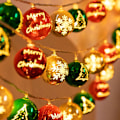 Miniatyrbillede 3 af 5: Julekugle Lysstreng 20 Fod 40 LED Eventyrlys Batteridrevet Vandafvisende Blinkende Julelys Bryllup Chr
