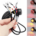 Miniatyrbillede 5 af 5: 4 stk. 12V LED Universelle Motorcykel Baglygte Stop Bremslys Mini LED Lys med Blinklys og Bremslys