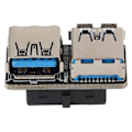 Miniatyrbillede 1 af 5: USB-adapter 20-pin til dobbelt USB3.0 USB3.1 med god elektrisk ledningsevne - YM