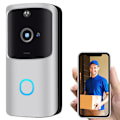 Miniatyrbild 5 av 5: Trådlös Wifi Dörrklocka Smart Videotelefon Visuell Intercom Dörrklocka Säkerhetskamera Silver