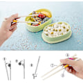Miniatyrbillede 3 af 5: Børnetrænings-spisepinde, 2 par børnespisesticks Børnetrænings-spisepinde