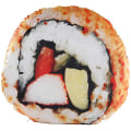 Miniatyrbilde 1 av 2: Sushi Rulle Pute Morsom Pute Stoppet Kastepute Dekorativ Pute For Seng Sofa Bil 46x46CM