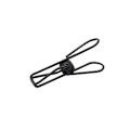 Miniatyrbillede 4 af 5: Pakke med 15 Rosenguld-grøn-sort - Små Metalclips Multifunktionelle Nytteklips - Metaltråd Hul Ud Multifunktionelle Nytteklips