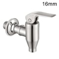 Miniatyrbillede 1 af 5: Rustfrit Stål Drikkedispenser Tap Udskiftningskegler, Vin Juice Petting Tap Øl Tap Vanddispenser Til Ølfad (16mm)