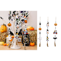 Miniatyrbillede 2 af 5: DwarfCute Halloween Ambience Ornament Trænisse Dekoration Vedhæng 3 Stilarter -Dværg