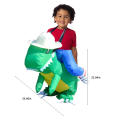 Miniatyrbilde 3 av 5: Oppblåsbart draktbarn dinosaur kostyme bukser actionfigur barnekostyme grønn