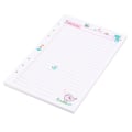 Miniatyrbillede 1 af 3: 1 stk. Farverig A5 Størrelse 6 Huller Løst Papir Indlæg Til Spiral Notesbog Planner Notesblok (todo Plan Mønster) 1 stk.
