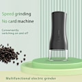 Pikkukuva 2 / 5: Sähköinen suola- ja pippurimyllysetti - 140 ml suuri kapasiteetti - USB-ladattava - Yhdellä kädellä käytettävä - Valkoinen valo - Säädettäv