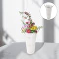 Miniatyrbild 8 av 8: Vintage Flower Bucket Rustic Flower Container Double Handles Galvanized Iron High Durability