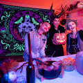 Miniatyrbillede 4 af 5: UV-reaktiv Skeletvægstape, Glød i Mørket Festbaggrund, Sort Lys Trippy Psykedelisk Rum Neon Seje Plakater Til