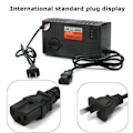 Miniatyrbilde 2 av 3: 60V 20Ah Batterilader Strømforsyning Batterilader For Elsykkel E-sykkel De