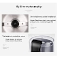 Miniatyrbilde 4 av 5: Elektrisk kaffekvern i rustfritt stål Elektrisk kaffekvern for bønner, krydder og mer, kniver i rustfritt stål