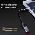 Miniatyrbillede 2 af 5: Type C til USB 3.0-adapterkabel 5 Gbps til telefon 16 15 Pad tablet USB C bærbare enheder opladningskabel valgfri længde 1m 1m