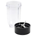 Miniatyrbillede 1 af 5: Udskiftningskniv + 473 ml Kop Sæt til, Udskiftningsdele Kompatible med 250W MB1001 Blender
