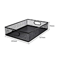 Miniatyrbillede 3 af 3: Metal Opbevaringsboks Bærbar Filorganisator Bærbar Filboks Opbevaringskasse Skrivebordsfilorganisator Desktop