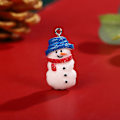 Miniatyrbillede 5 af 5: Julepynt Mini Harpiks Ornament Juledekoration Miniature Snemand Julemand Hængende Håndværk