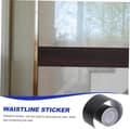 Miniatyrbild 8 av 8: 5m PVC Baseboard Self-Adhesive Wall Decal Flexible Baseboard for Floor Corner Decoration