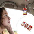 Miniatyrbilde 2 av 4: 3 stk Bilhengende Ornament Hjemmeduftpose Bilduftpose Gaver Trekkstrengpose Assorterte Farger