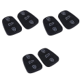 Pikkukuva 3 / 3: 6 kpl Käytännöllinen Auton Avaimen Kotelo 3 Painiketta Taittuva Kaukosäädin Avaimen Kotelo Hyundai I10 I20 I30 (musta) 6 kpl 6 pcs