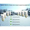 Miniatyrbillede 2 af 5: 2 Pak Planteovertræk til Vinter, Planteovertræk til Vinter, Plantebeskyttelse, 100 x 120cm Vinterovertræk, Beskyttende Overtræk til Planter Genanvendeligt