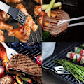 Miniatyrbild 5 av 5: 20-delad Grillverktygsset i Rostfritt Stål, Komplett Bärbar Grillutrustning, Perfekt Present till Pappa Man, Tillbehörssats
