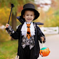 Miniatyrbillede 4 af 5: 3 stk. slips Halloween-tema festgaver kranie slips til Halloween Happy Halloween slips græskar slips